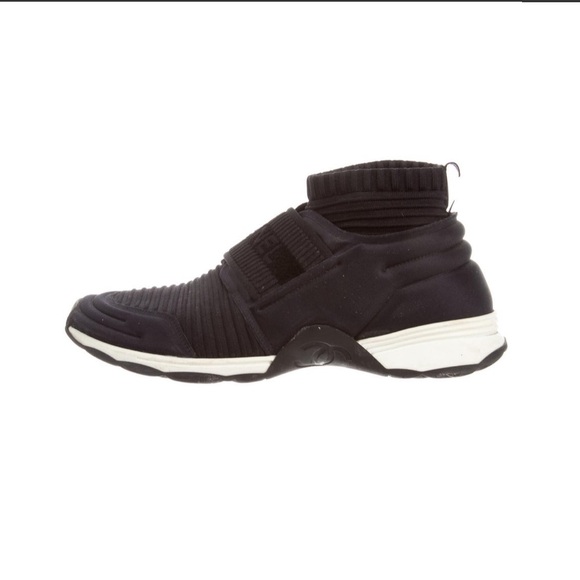 Chanel 'CC' Sock Sneakers - Picture 4 of 6